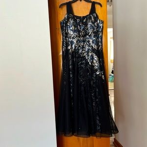 Teri Jon full length formal gown size 18 fully lined